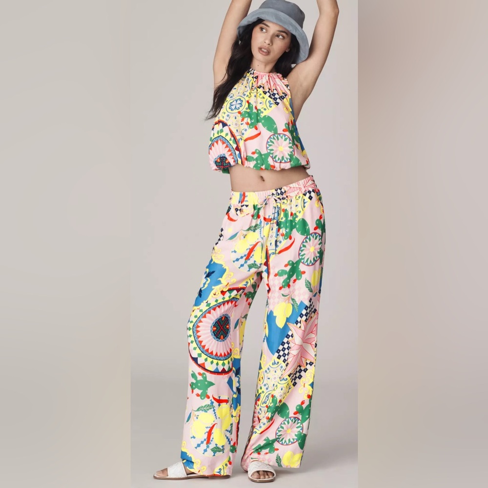 Maeve Multicolor Patterned Pants